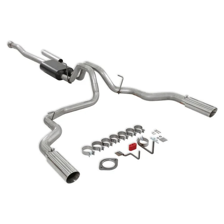 Flowmaster Force II Cat-Back Exhaust System fits 2021-2025 Ford F-150 - Installation View