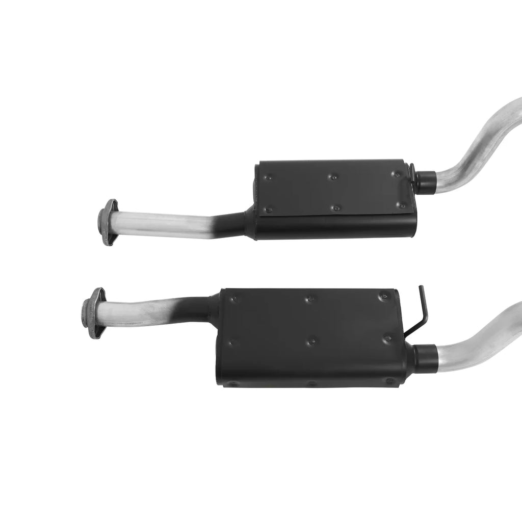 Flowmaster Force II Cat-back Exhaust System fits 1986-1993 Ford Mustang - Installation View