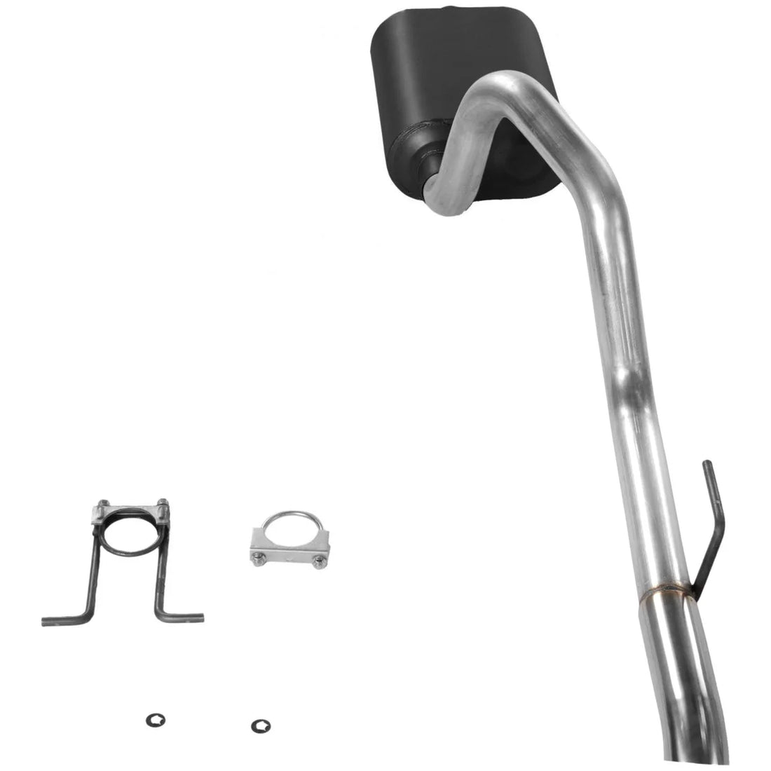 Flowmaster Force II Cat-back Exhaust System fits 1991-1995 Jeep Wrangler - Back View