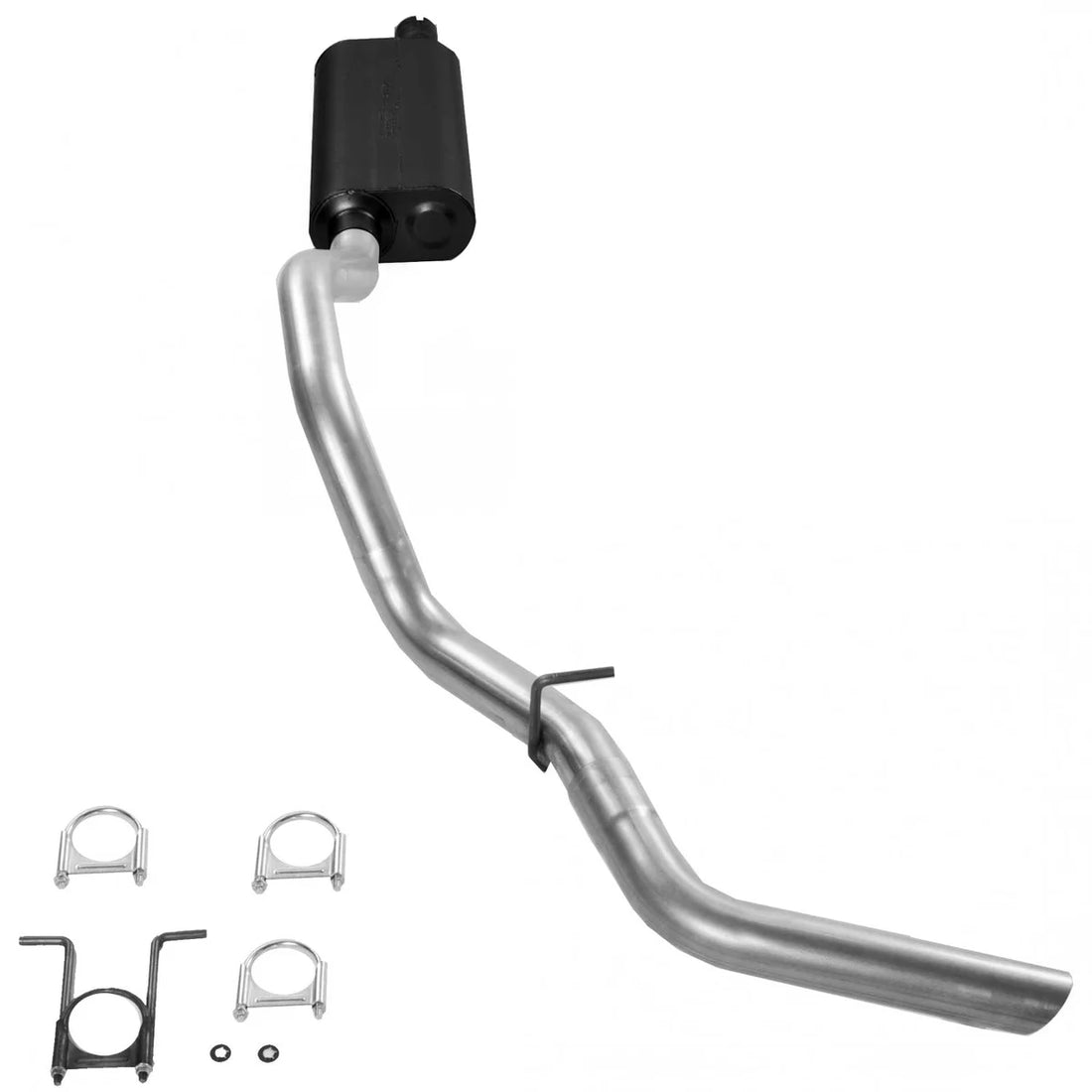Flowmaster Force II Cat-back Exhaust System fits 1999-2004 Ford F-250 / F-250 Super Duty / F-350 Super Duty - Back View