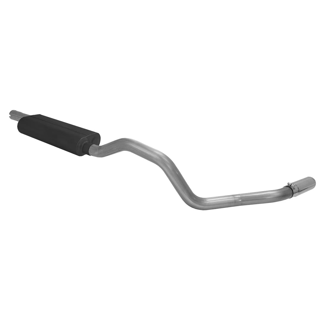Flowmaster Force II Cat-back Exhaust System fits 2005-2007 Ford F-250 Super Duty / F-350 Super Duty - Side View