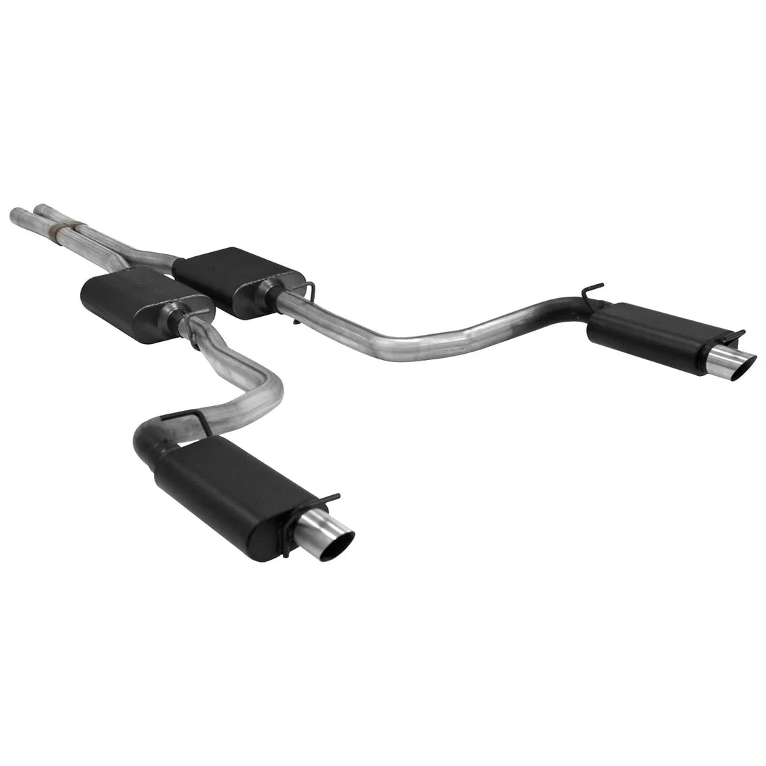 Flowmaster Force II Cat-back Exhaust System fits 2011-2014 Chrysler 300 / Dodge Charger - Side View