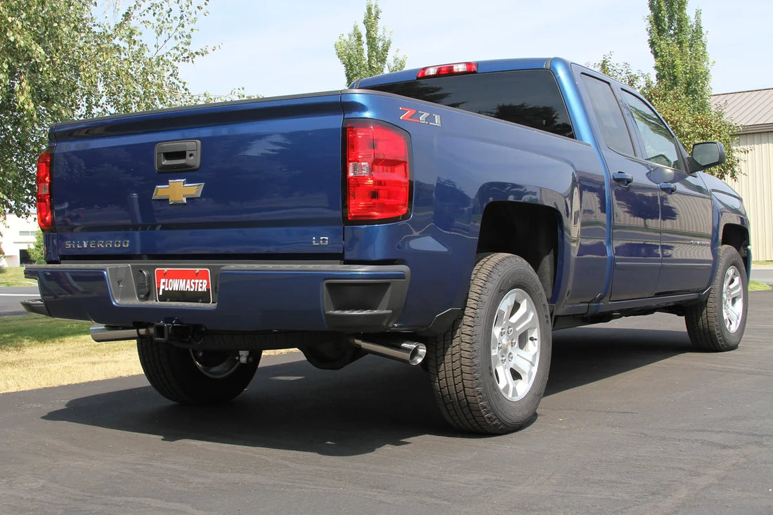 Flowmaster Force II Cat-back Exhaust System fits 2014-2019 Chevrolet Silverado 1500 / Silverado 1500 LD / GMC Sierra 1500 ...