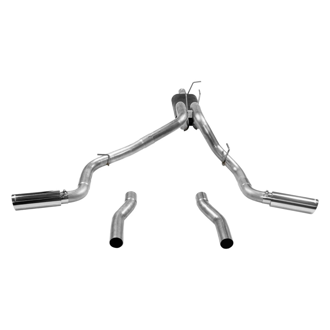 Flowmaster Force II Cat-back Exhaust System fits 2017-2026 Ford F-250 Super Duty / F-350 Super Duty - Side View