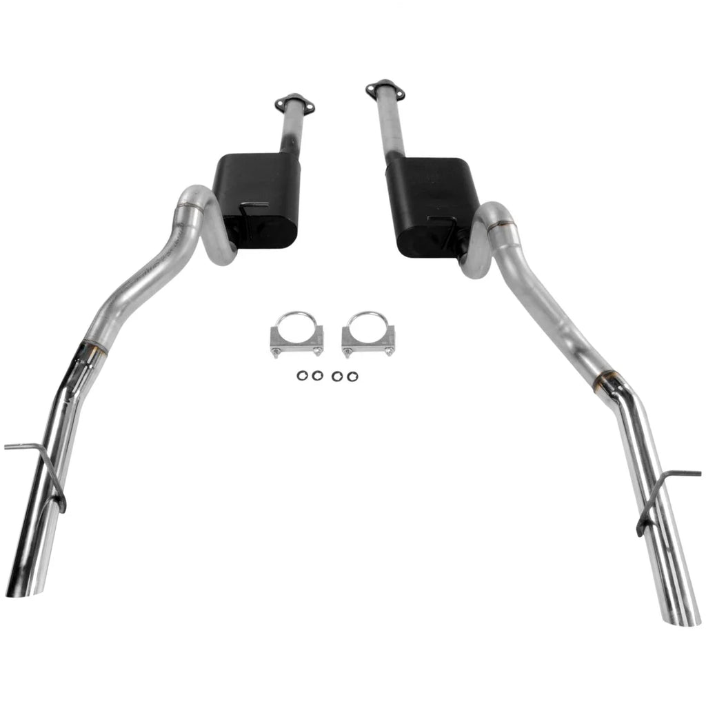 Flowmaster GT and Cobra - Aggressive sound fits 1994-1997 Ford Mustang 4.6L / 5.0L - Back View