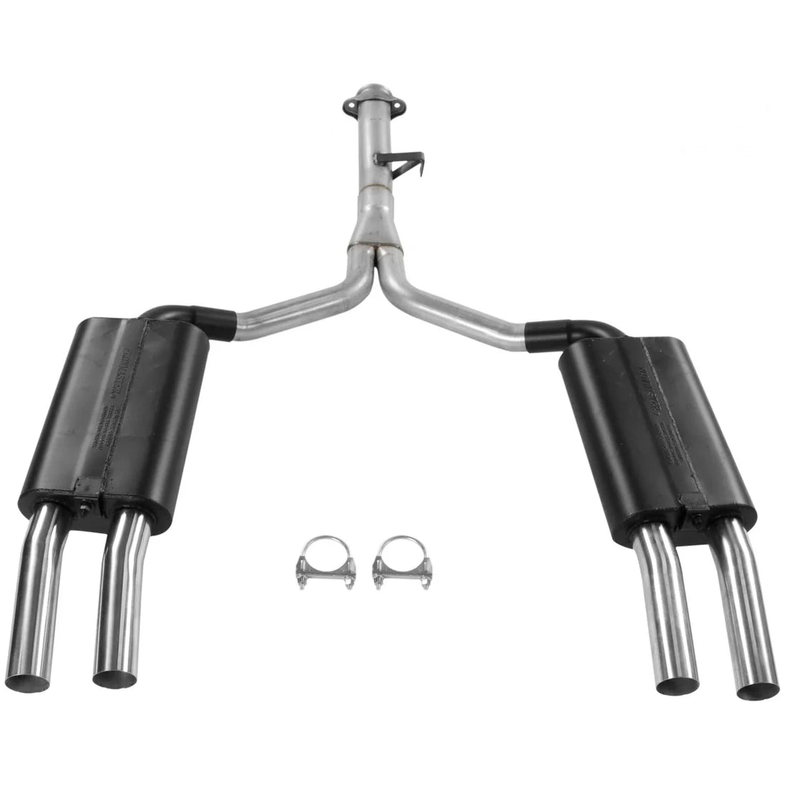 Flowmaster - Mild sound fits 1986-1990 Chevrolet Corvette with 5.7L engine - Back View