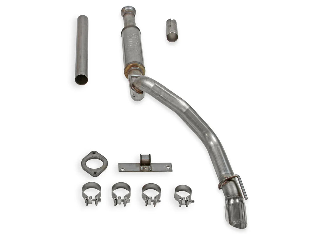 Flowmaster - Moderate sound fits 1986-2001 Jeep Cherokee XJ 2.5L / 4.0L engine 2WD / 4WD - Side View