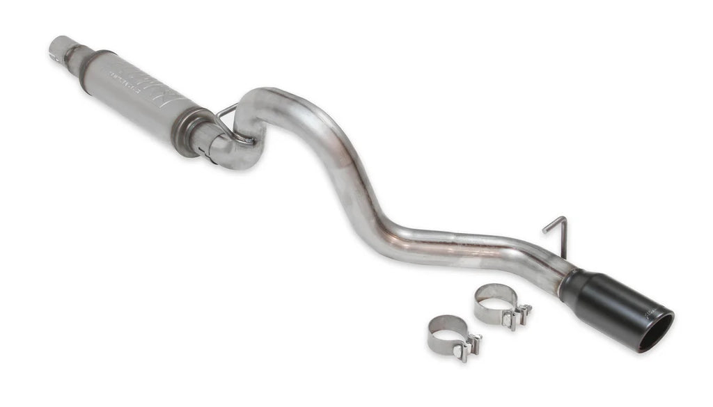 Flowmaster - Moderate sound fits 1997-1999 Jeep Wrangler TJ 2.5L / 4.0L engines - Side View