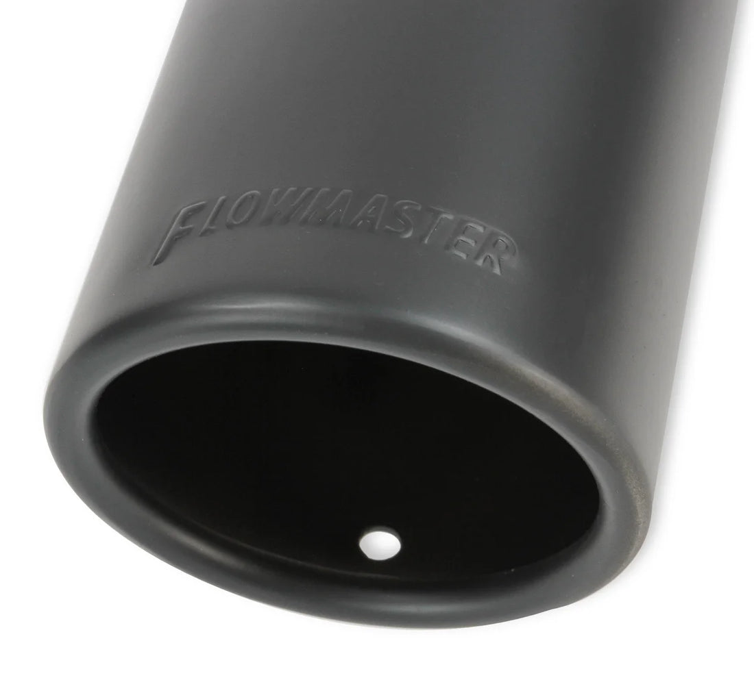 Flowmaster Moderate sound fits 2000-2006 Jeep Wrangler TJ 4.0L engine. - Installation View