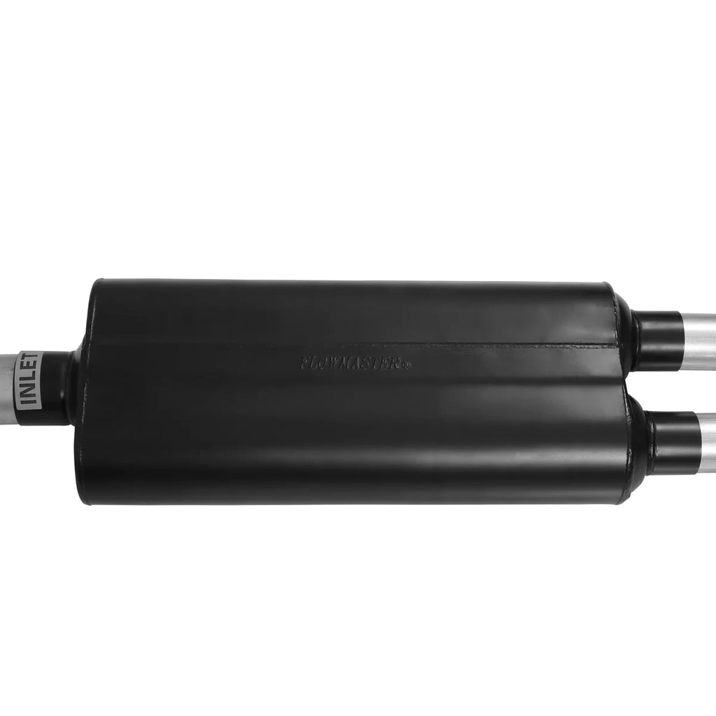Flowmaster Moderate sound fits 2004-2015 Nissan Titan 5.6L engine. - Side View