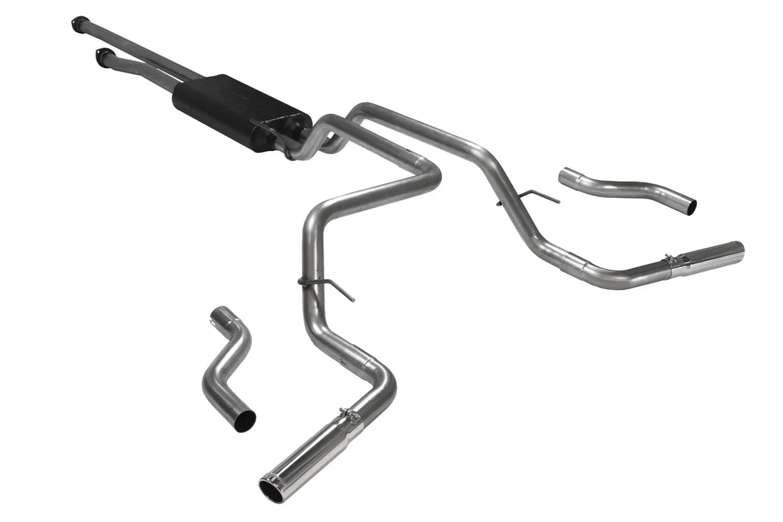 Flowmaster - Moderate sound fits 2009-2021 Toyota Tundra 4.6L / 4.7L / 5.7L - Back View