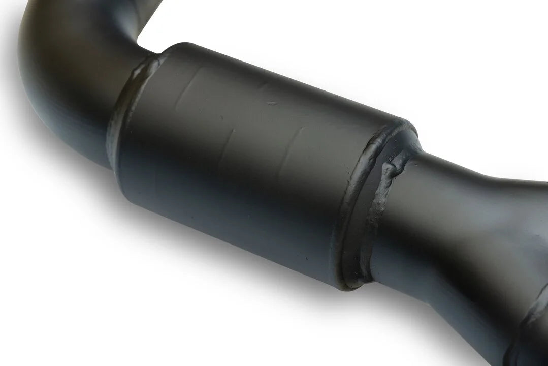 Flowmaster Outlaw Axle-Back Exhaust System fits 2024-2026 Ford Mustang Dark Horse - Side View