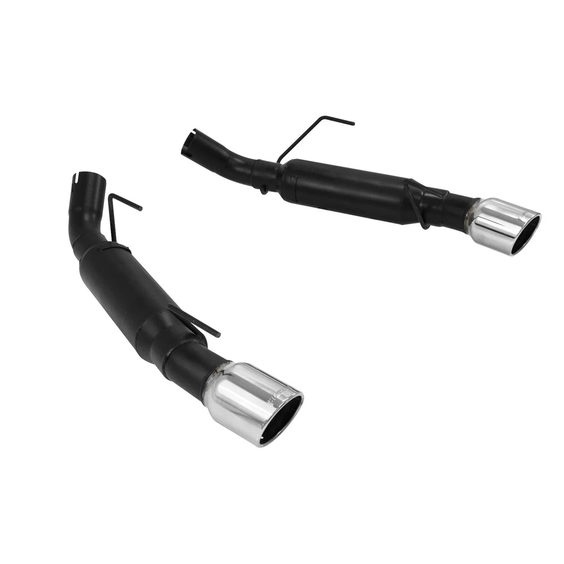 Flowmaster Outlaw Axle-back Exhaust System fits 2005-2010 Ford Mustang - Side View