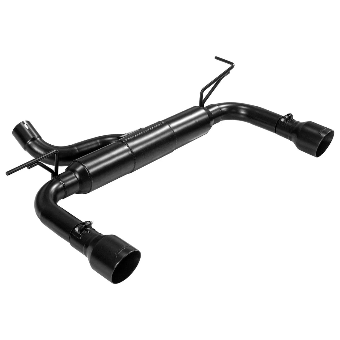 Flowmaster Outlaw Axle-back Exhaust System fits 2012-2018 Jeep Wrangler / Wrangler JK - Side View