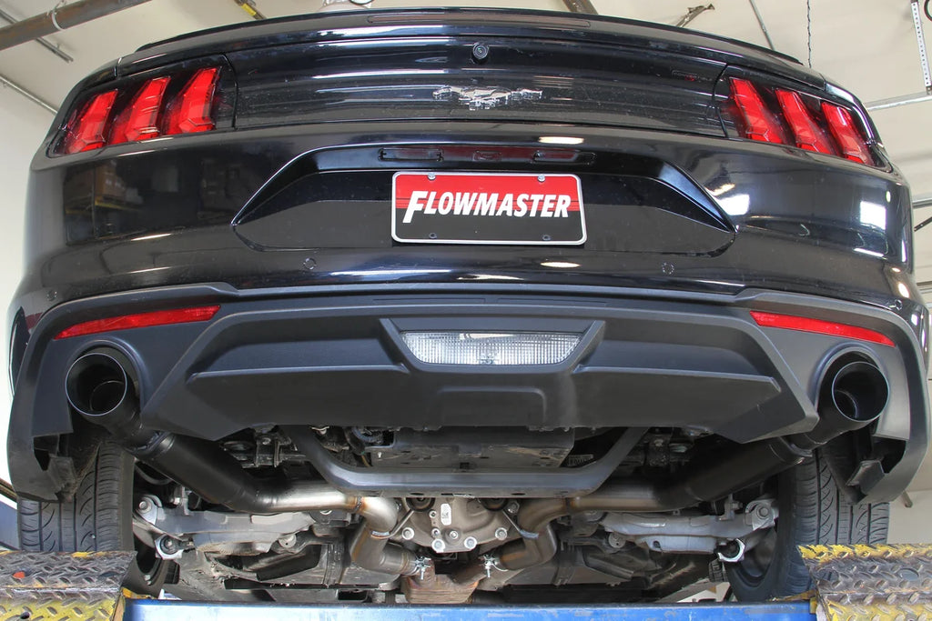 Flowmaster Outlaw Axle-back Exhaust System fits 2015-2023 Ford Mustang - Installation View