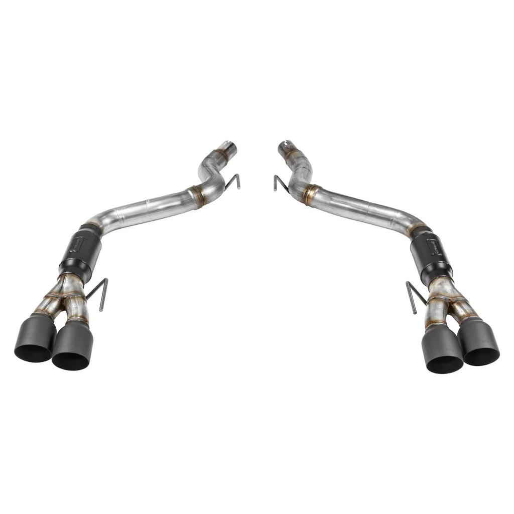 Flowmaster Outlaw Axle-back Exhaust System fits 2018-2023 Ford Mustang - Back View