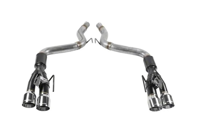 Flowmaster Outlaw Axle-back Exhaust System fits 2018-2023 Ford Mustang - Side View