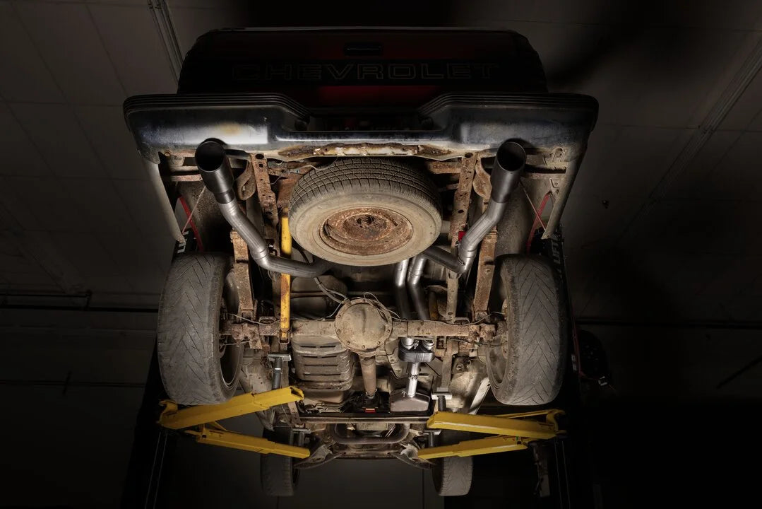 Flowmaster Outlaw Cat-back Exhaust System fits 1988-1993 Chevrolet C1500 / K1500 / GMC C1500 / K1500 - Installation View