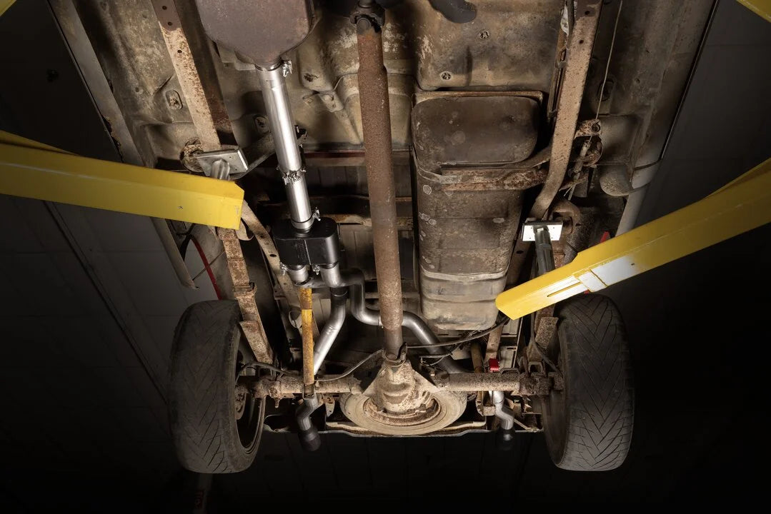 Flowmaster Outlaw Cat-back Exhaust System fits 1988-1993 Chevrolet C1500 / K1500 / GMC C1500 / K1500 - Installation View