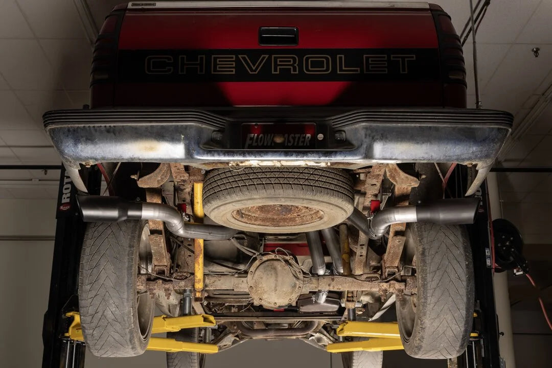 Flowmaster Outlaw Cat-back Exhaust System fits 1988-1993 Chevrolet C1500 / K1500 / GMC C1500 / K1500 - Installation View
