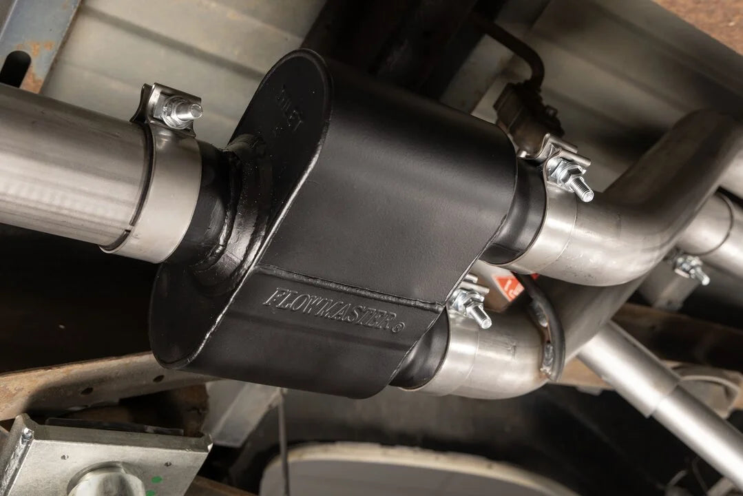 Flowmaster Outlaw Cat-back Exhaust System fits 1994-1995 Chevrolet C1500 / K1500 / GMC C1500 / K1500 - Installation View