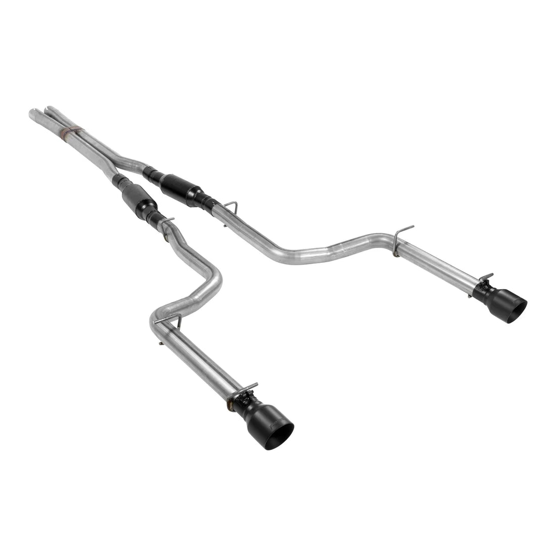 Flowmaster Outlaw Cat-back Exhaust System fits 2005-2010 Chrysler 300 / Dodge Charger / Magnum - Side View