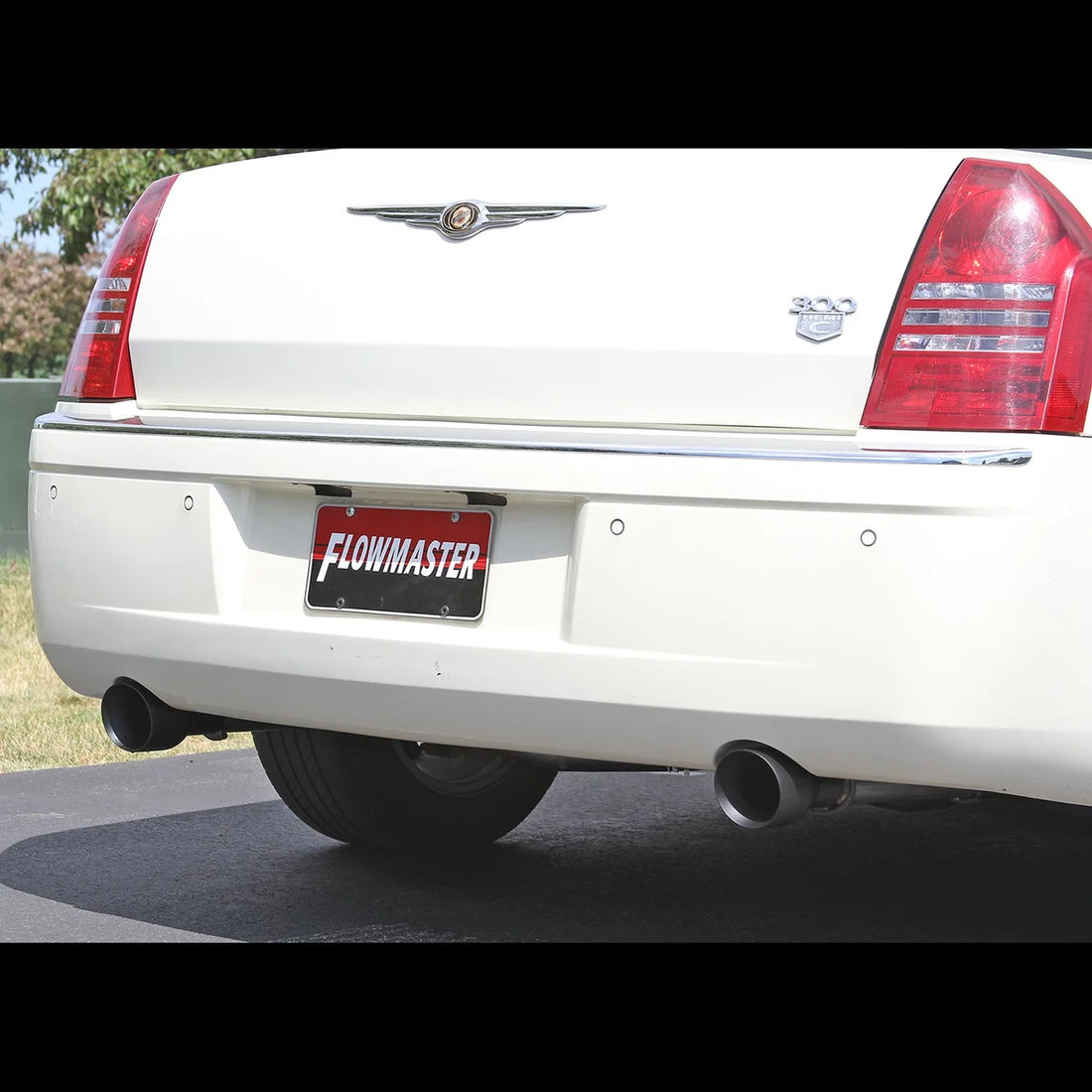 Flowmaster Outlaw Cat-back Exhaust System fits 2005-2010 Chrysler 300 / Dodge Charger / Magnum - Installation View