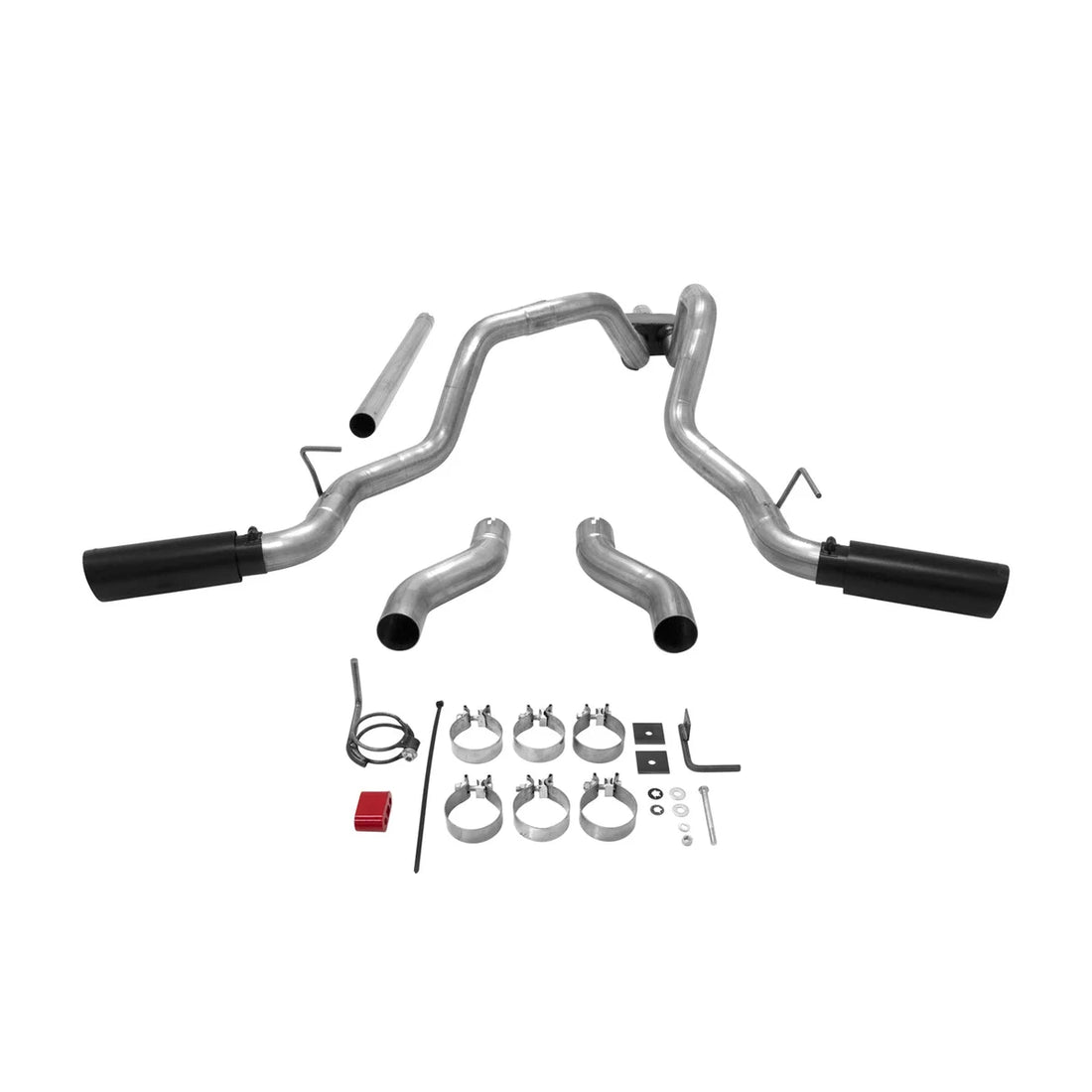 Flowmaster Outlaw Cat-back Exhaust System fits 2006-2008 Dodge Ram 1500 Laramie - Back View