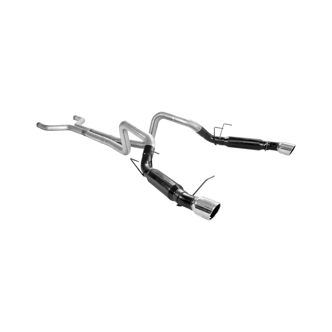 Flowmaster Outlaw Cat-back Exhaust System fits 2011-2012 Ford Mustang GT - Side View
