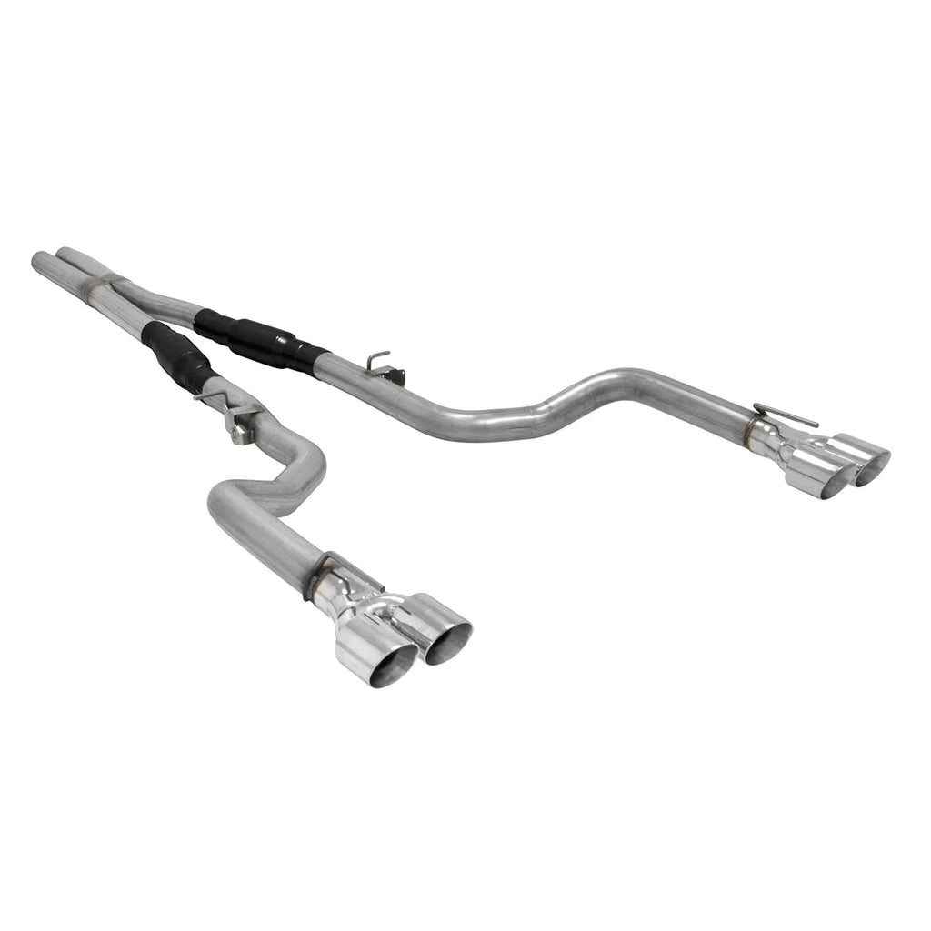 Flowmaster Outlaw Cat-back Exhaust System fits 2015-2023 Dodge Challenger - Side View