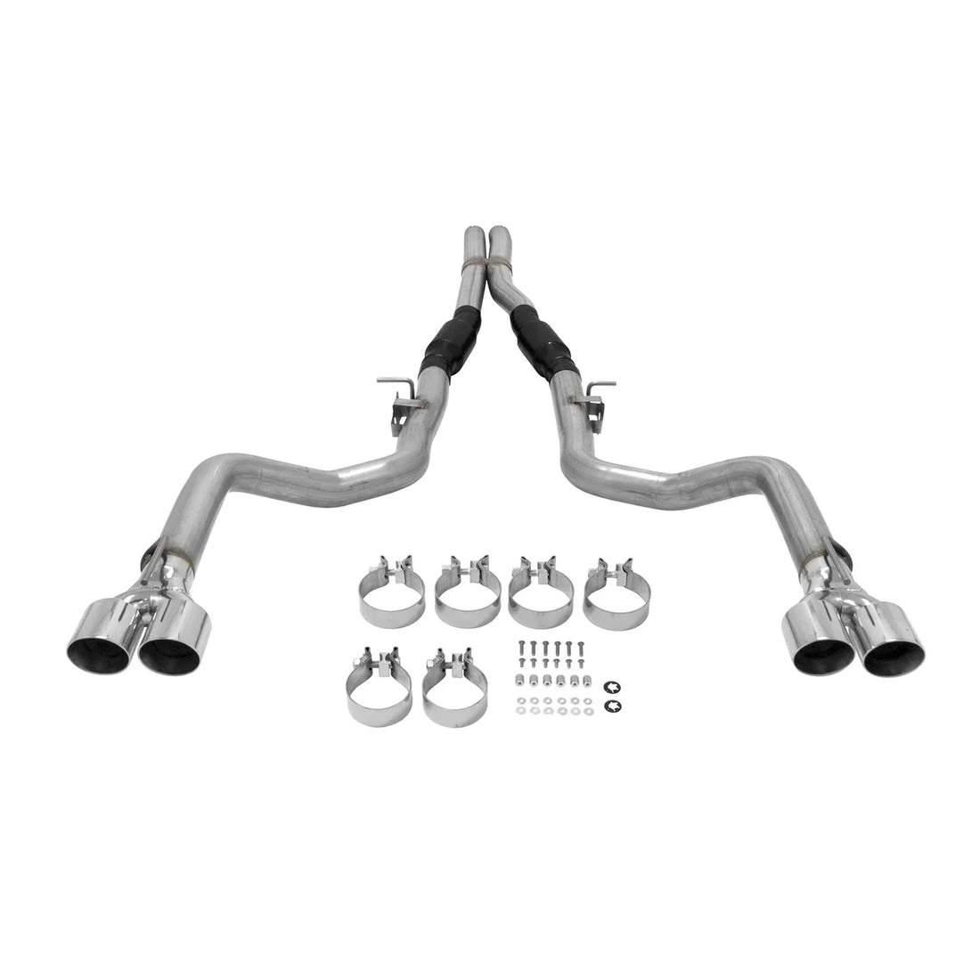 Flowmaster Outlaw Cat-back Exhaust System fits 2015-2023 Dodge Challenger - Back View