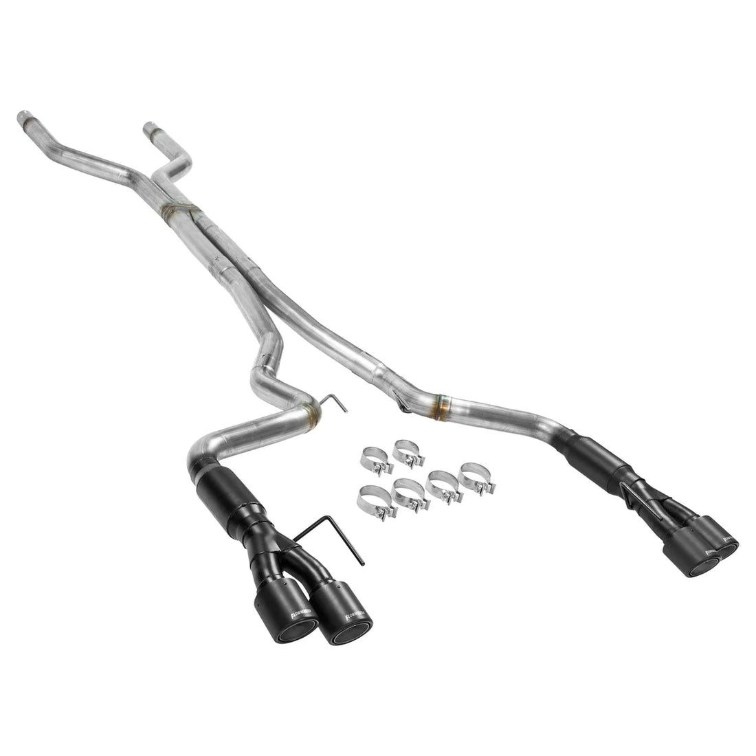 Flowmaster Outlaw Cat-back Exhaust System fits 2018-2023 Ford Mustang - Back View