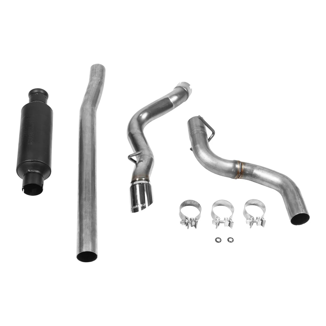Flowmaster Outlaw Cat-back Exhaust System fits 2018-2026 Jeep Wrangler - Installation View