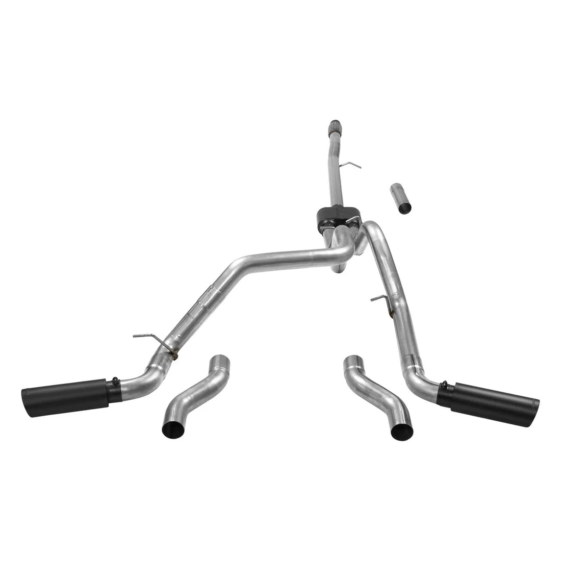 Flowmaster Outlaw Cat-back Exhaust System fits 2019-2026 Chevrolet Silverado 1500 / GMC Sierra 1500 - Back View