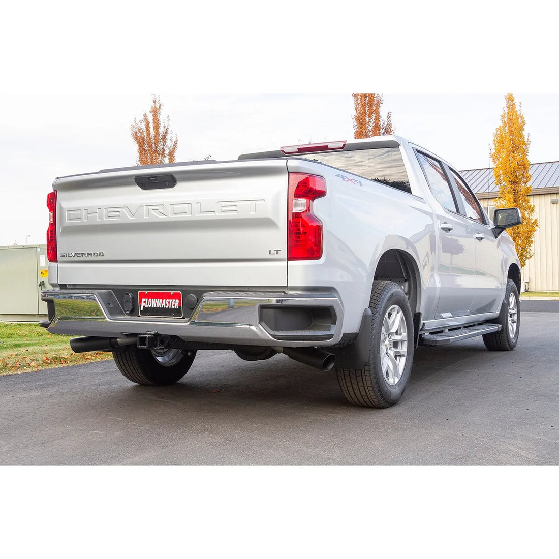 Flowmaster Outlaw Cat-back Exhaust System fits 2019-2026 Chevrolet Silverado 1500 / GMC Sierra 1500 - Installation View