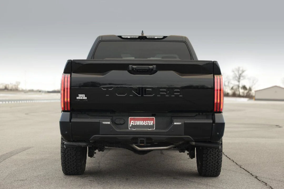 Flowmaster Outlaw Cat-back Exhaust System fits 2022-2025 Toyota Tundra - Installation View