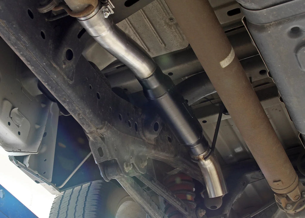 Flowmaster Outlaw Extreme Cat-Back Exhaust System fits 2009-2024 Dodge Ram 1500 / Ram 1500 Classic - Installation View