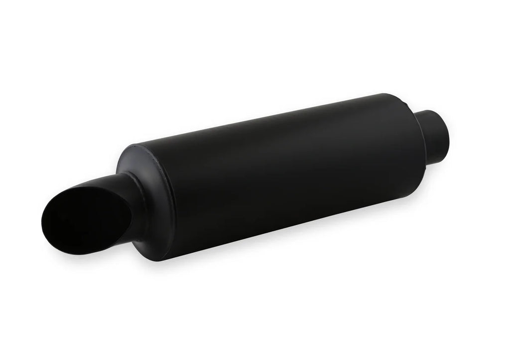 Flowmaster Pro Series Muffler - 3.00 Center In / 3.50 Center Turn Down Out -Moderate Sound - Side View