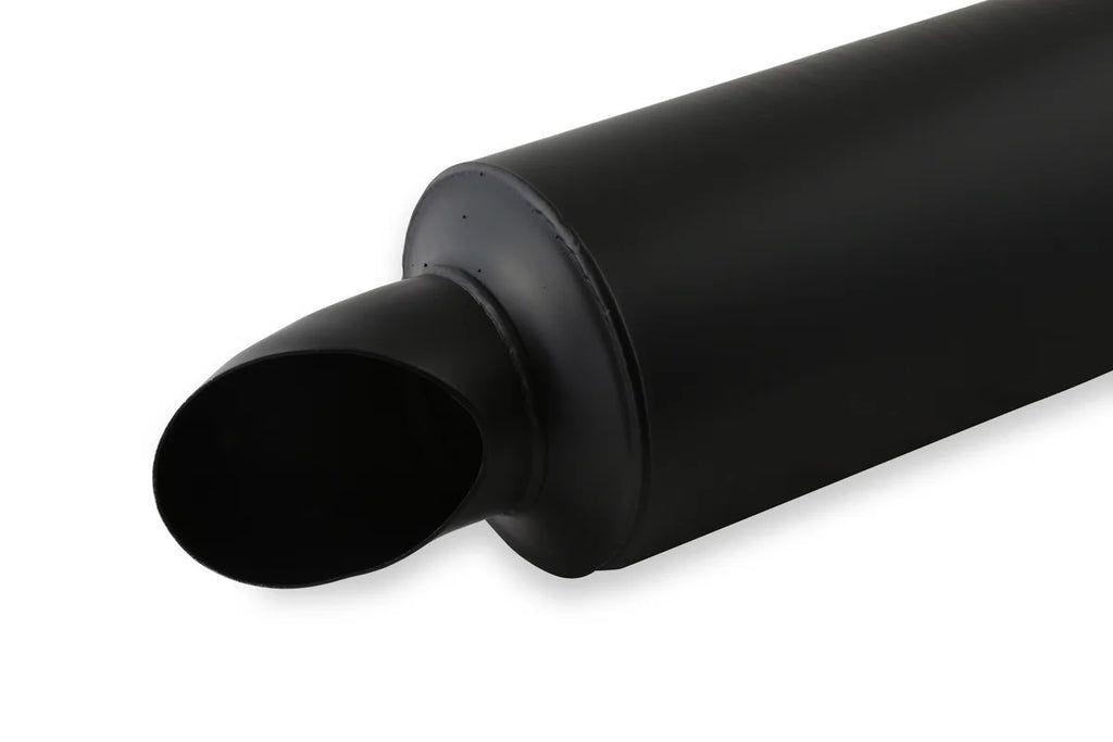 Flowmaster Pro Series Muffler - 3.00 Center In / 3.50 Center Turn Down Out -Moderate Sound - Back View