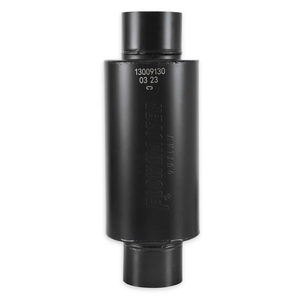 Flowmaster Pro Series Outlaw Race Muffler - 3.0"/3.0" - Side View