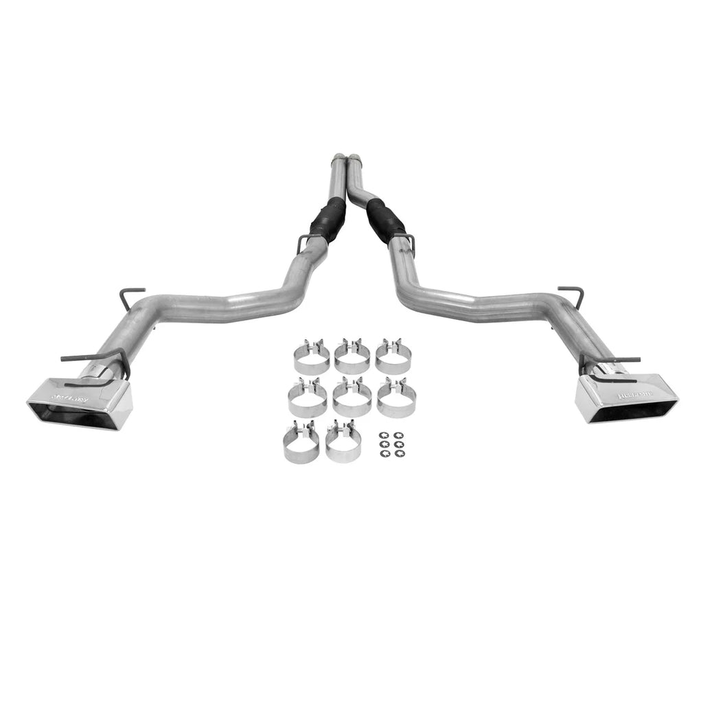 Flowmaster R/T - Aggressive sound fits 2009-2014 Dodge Challenger 5.7L Hemi - Back View