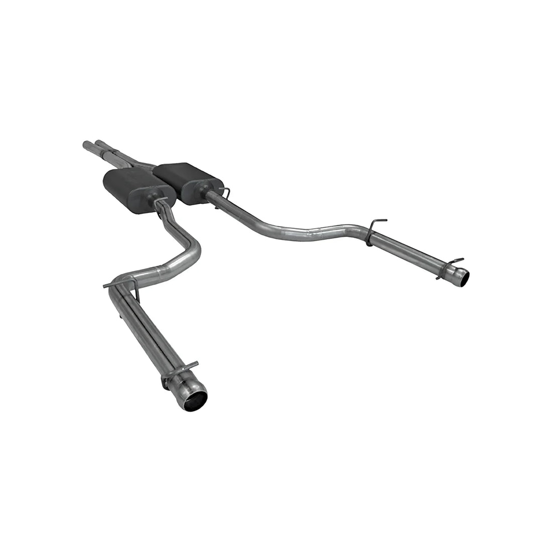 Flowmaster RT - Aggressive sound fits 2009-2014 Dodge Challenger 5.7L Hemi - Back View