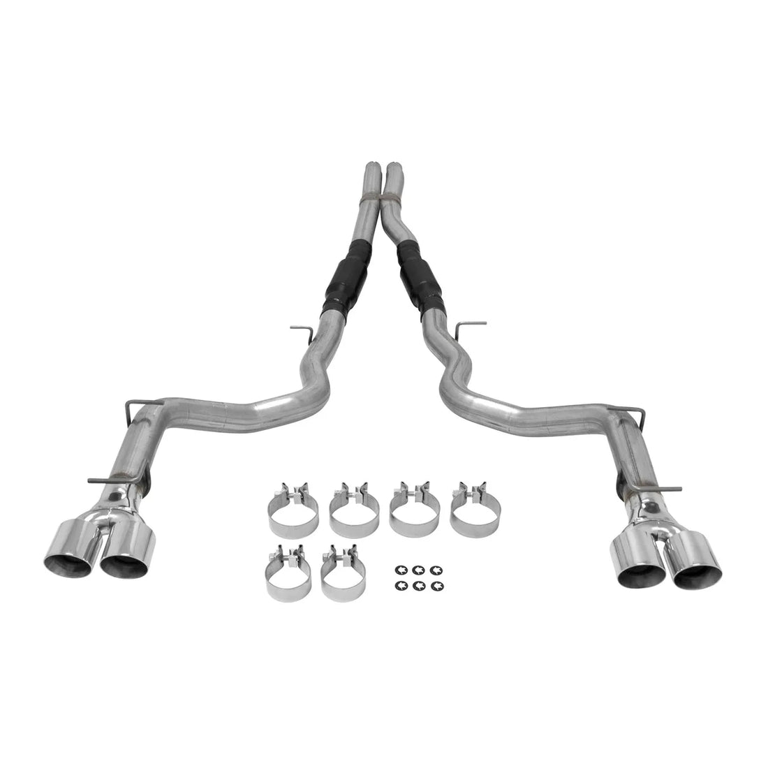 Flowmaster R/T - Aggressive sound fits 2015-2016 Dodge Challenger 5.7L Hemi - Back View