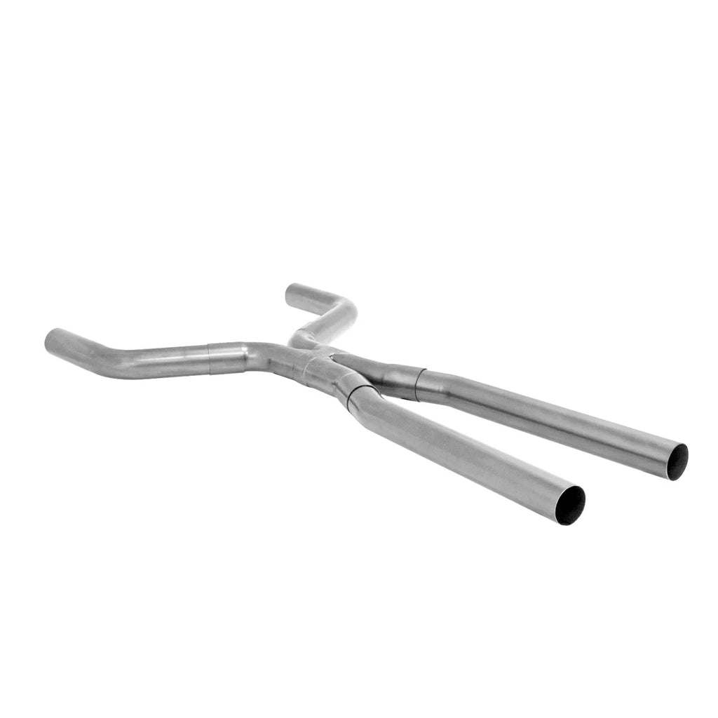 Flowmaster Scavenger Crossover Pipe Kit - 3.00 in. - universal 5-piece kit 409SS - Side View