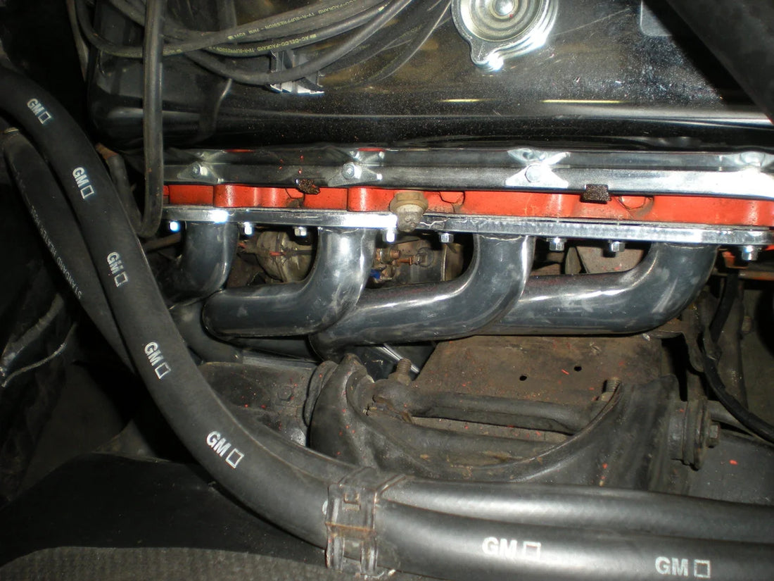 Flowmaster Scavenger Series Elite Header fits 1968-1974 Chevrolet Chevelle / El Camino / GMC Sprint - Back View