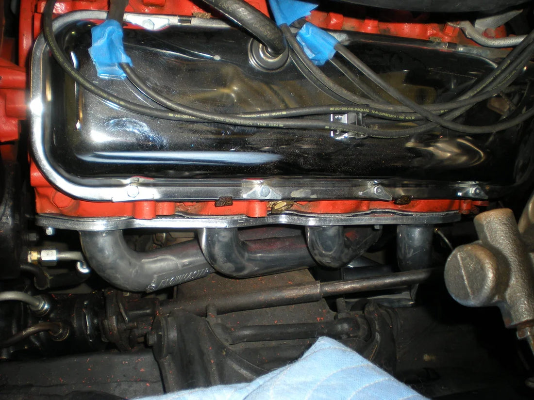 Flowmaster Scavenger Series Elite Header fits 1968-1974 Chevrolet Chevelle / El Camino / GMC Sprint - Installation View