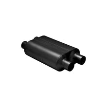 Load image into Gallery viewer, Flowmaster Super 40 Stainless Steel - 2.50 Dual In / 2.50 Dual Out - Aggressive Sound - Side View