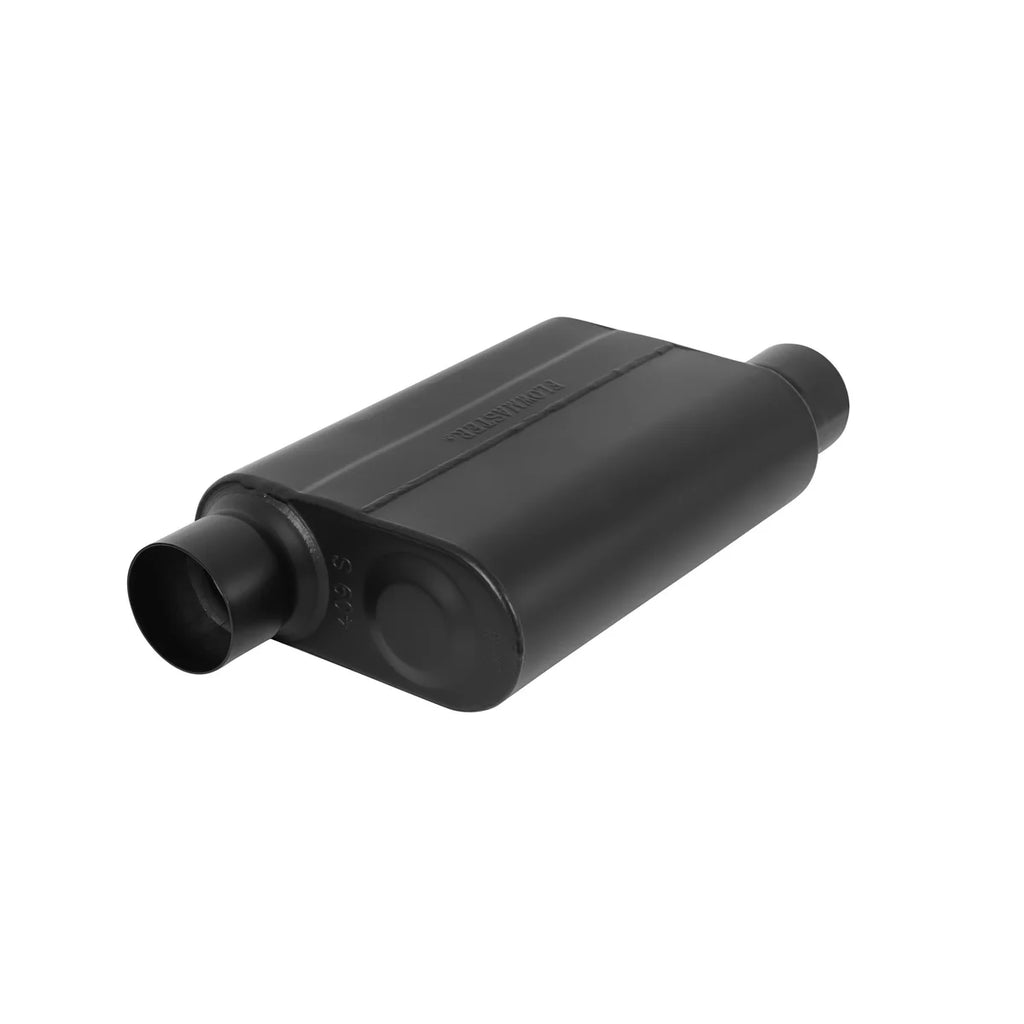 Flowmaster Super 44 Series Chambered Muffler fits 1967-1981 1991-1999 2011-2014 Chevrolet / Dodge / Ford and more - Side View