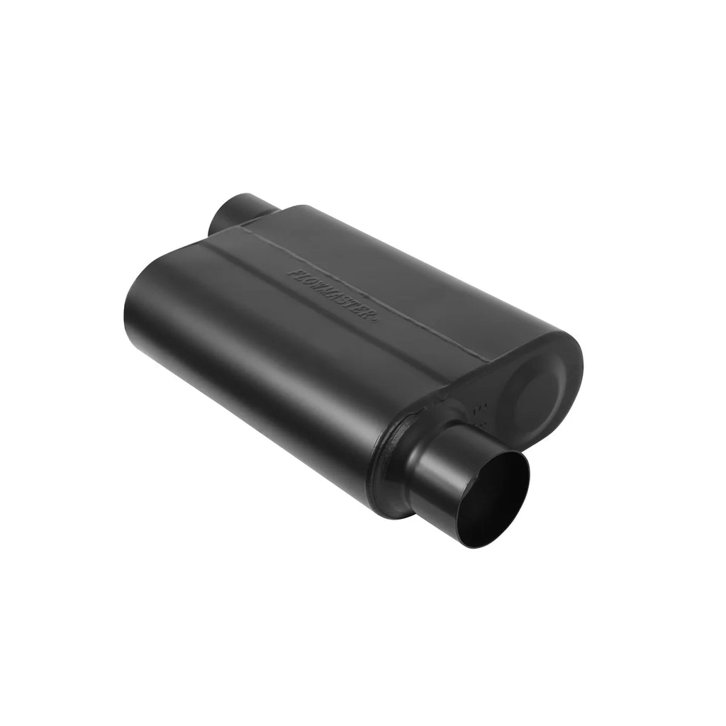 Flowmaster Super 44 Series Chambered Muffler fits 1967-1981 1991-1999 2011-2014 Chevrolet / Dodge / Ford and more - Back View