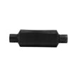 Load image into Gallery viewer, Flowmaster Super HP-2 Muffler 409SS - 2.50 Center In./ 2.50 Center Out - Aggressive Sound - Side View